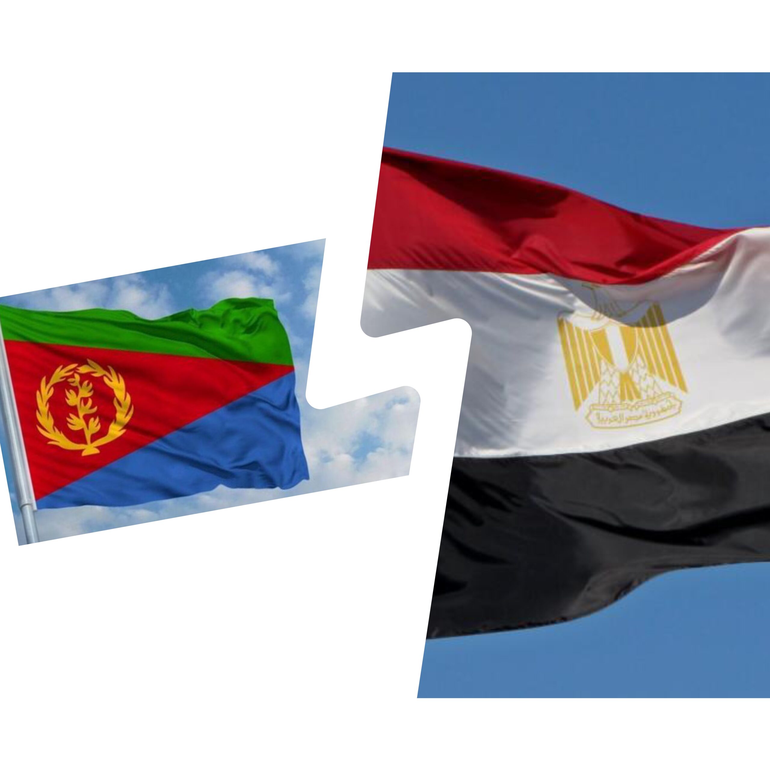 Eitrean flage & Egyptian flage