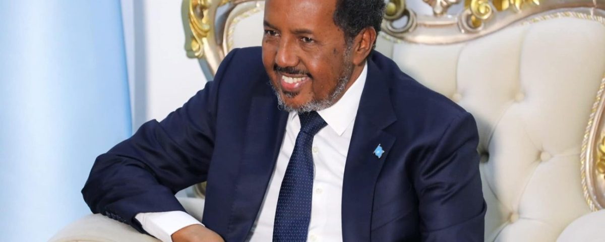 President Hassan Sheikh celebrating the extension of his presidency