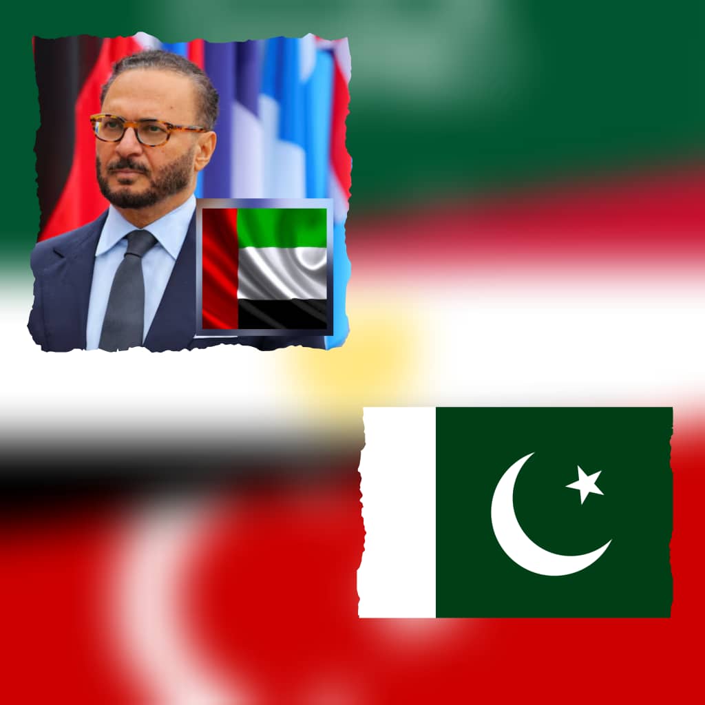 أنور قرقاش وعلم باكستان