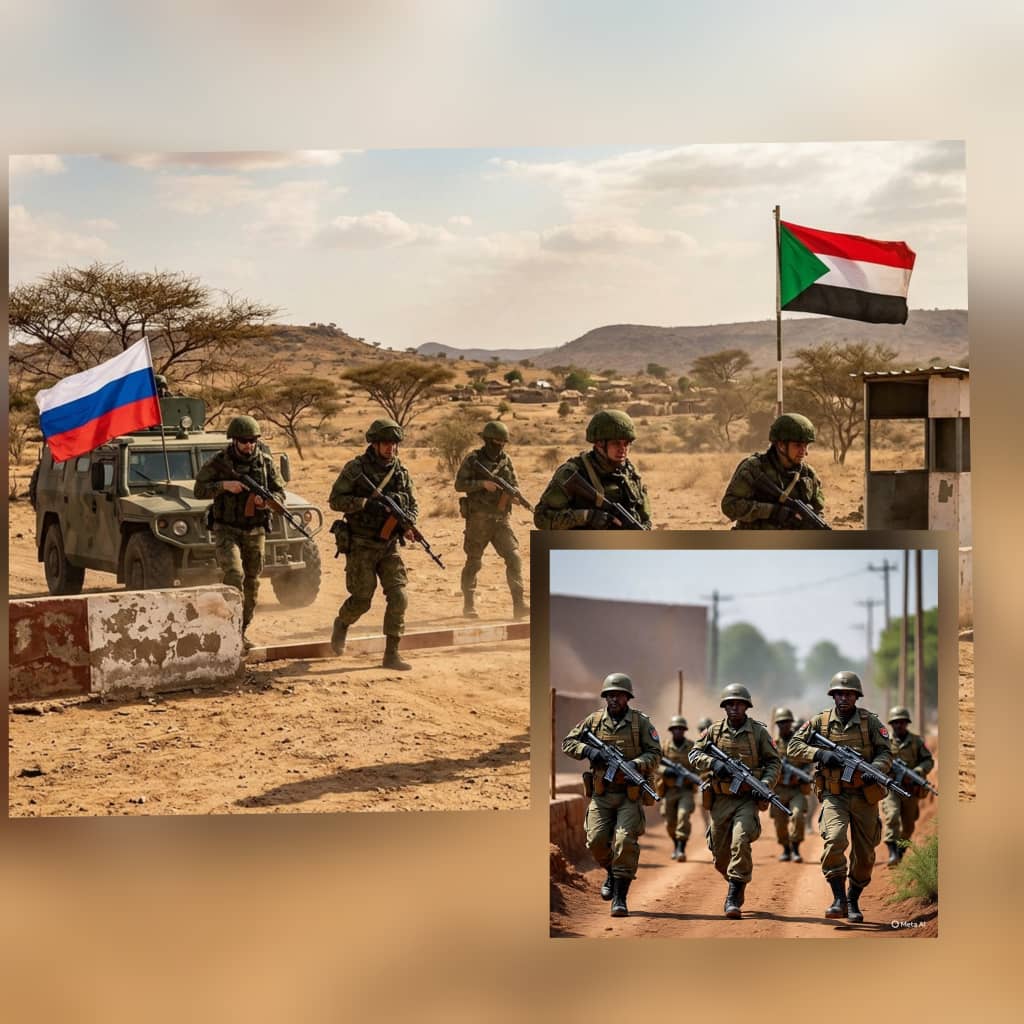 قوات روسية في حدود السودان