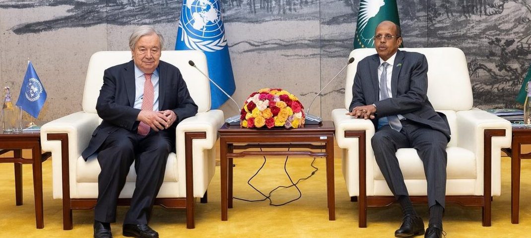 الأمين العام للأمم المتحدة ورئيس مفوضية الاتحاد الأفريقي