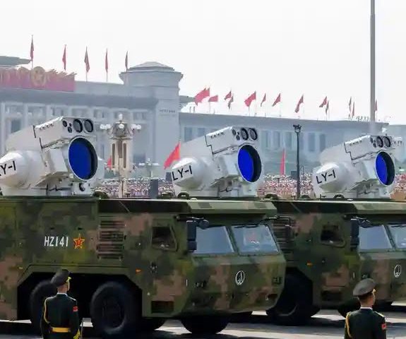 Image of a laser air defense system
