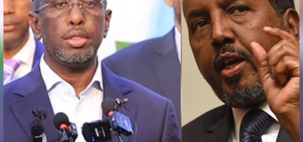 President Hassan Sheikh Mohamud and opposition leaders