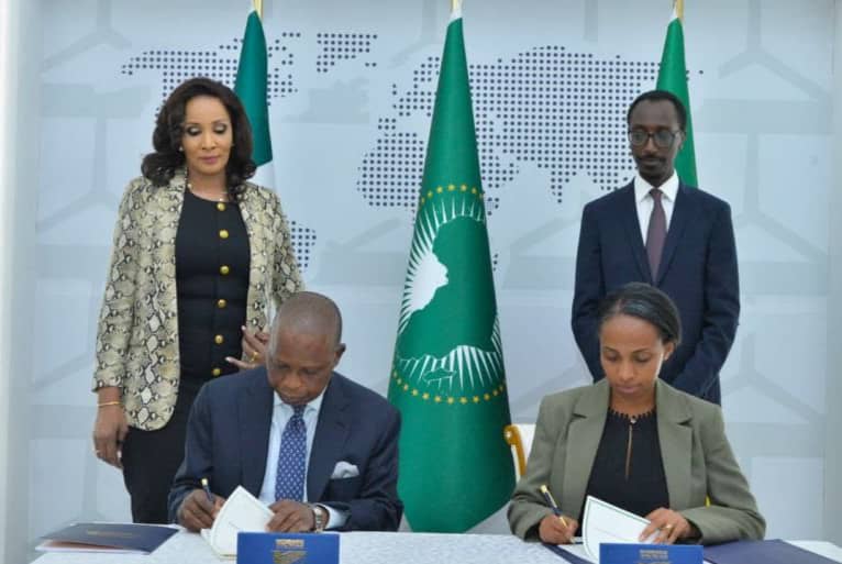 Signing of the prisoner exchange agreement between Ethiopia and Nigeria