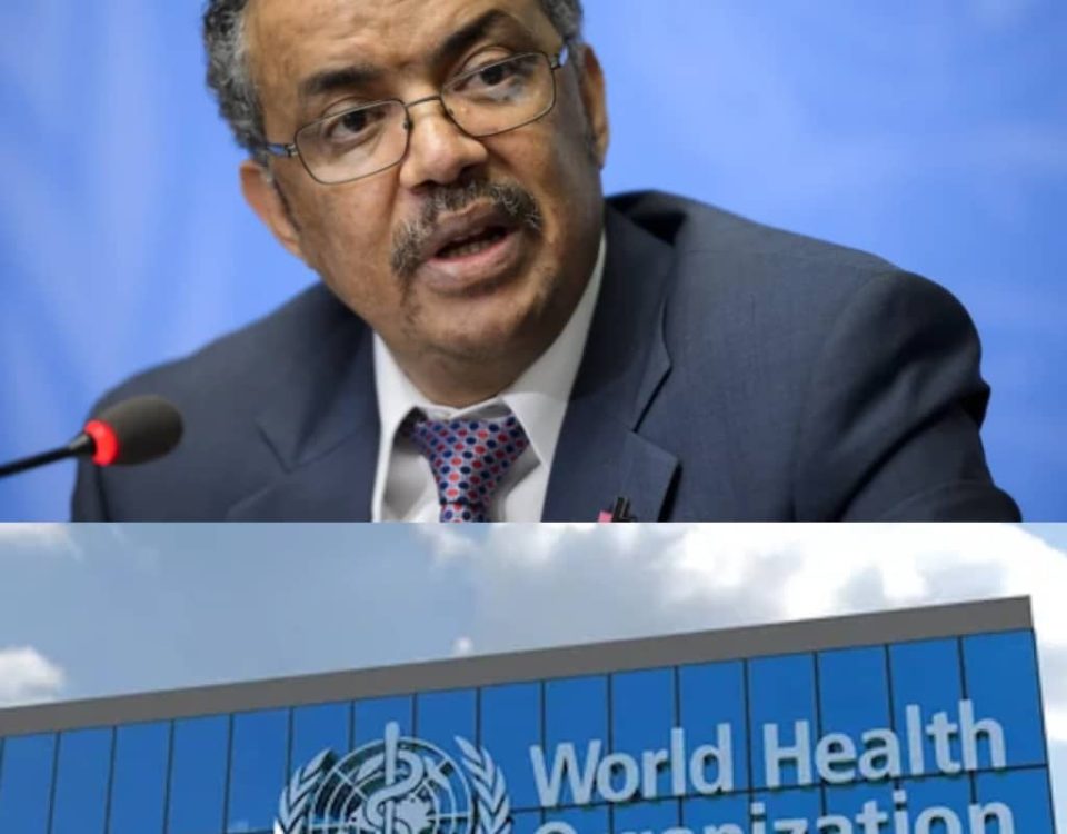 مدير منظمة الصحة العالمية، تيدروس أدحانوم غيبريسوس